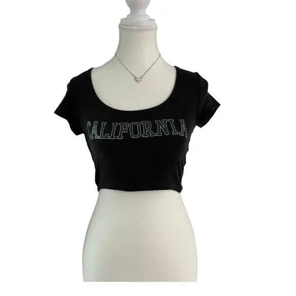 Bundle Of Two Cropped Cotton On Size XS Tops Fits great - Picture 2 of 7